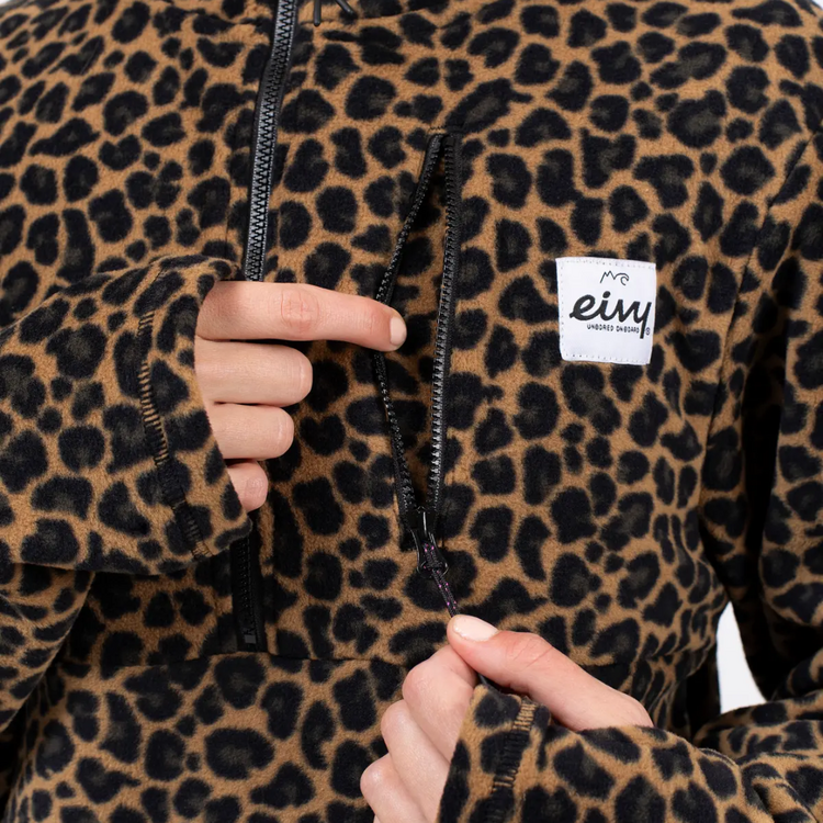 EIVY Eivy TECHLIGHT HALFZIP FLEECE LEOPARD