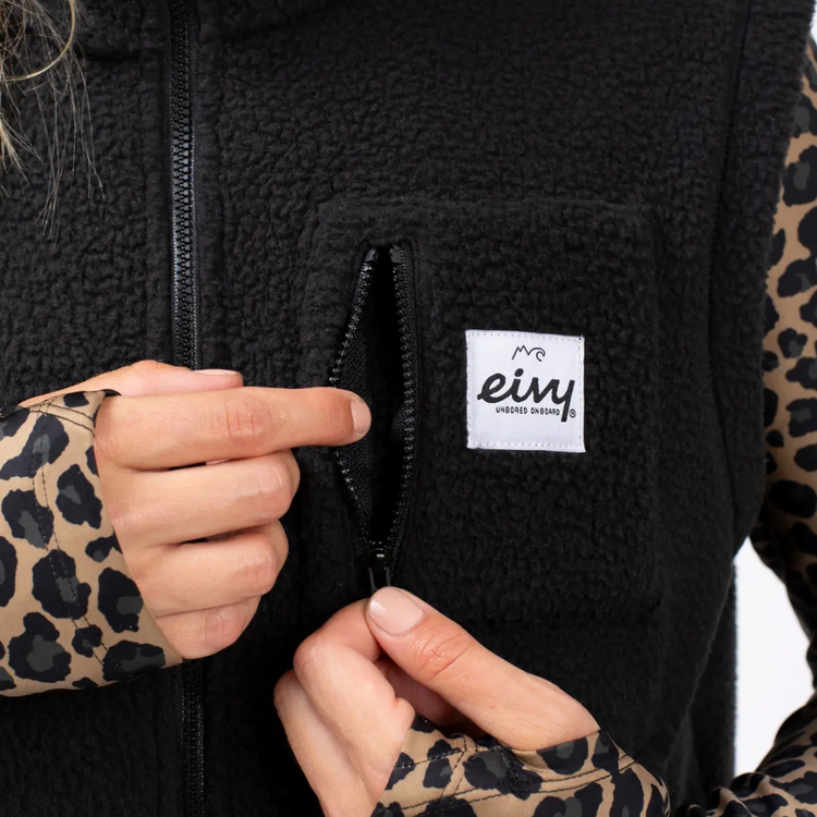 EIVY Eivy BOXY SHERPA VEST BLACK