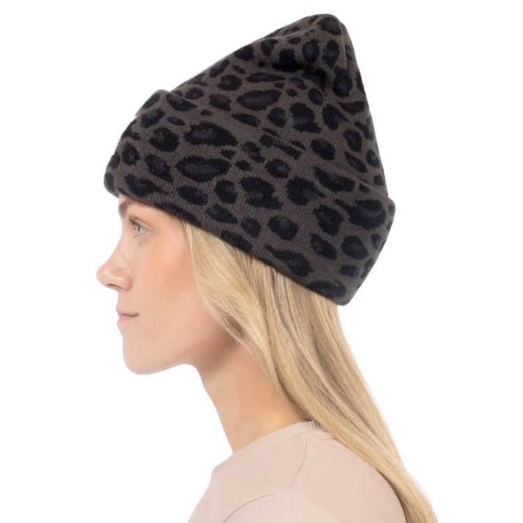 EIVY Eivy WATCHER BEANIE BLACK LEOPARD