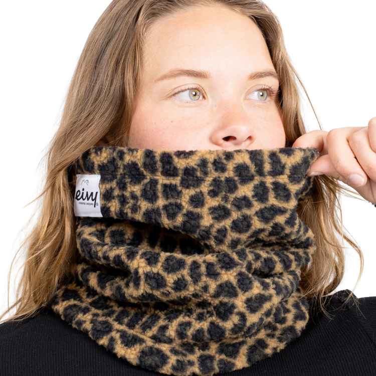 EIVY Eivy BEANIE SHERPA NECKWARMER LEOPARD