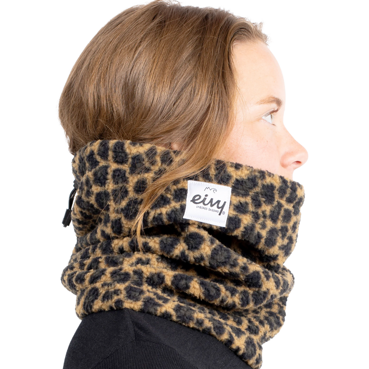 EIVY Eivy BEANIE SHERPA NECKWARMER LEOPARD