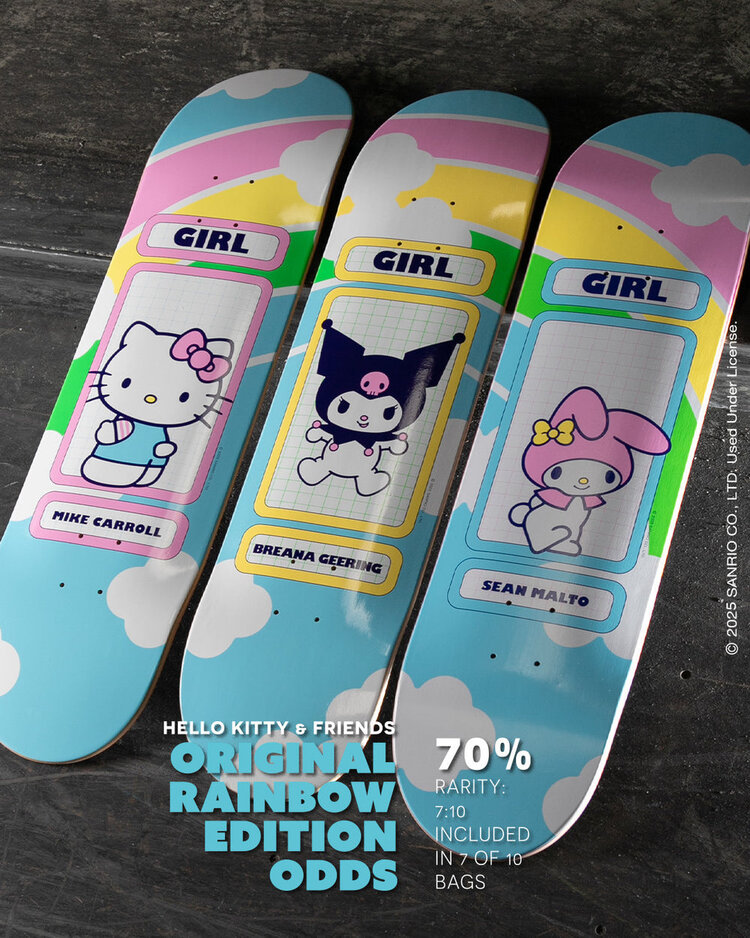 Girl GIRL MALTO HELLO KITTY RAINBOW DECK 8.25
