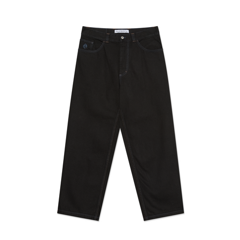 Polar Polar Big Boy Pants (Black/Blue Stitching)