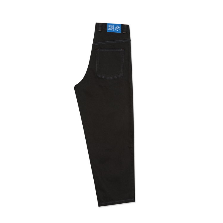 Polar Polar Big Boy Pants (Black/Blue Stitching)
