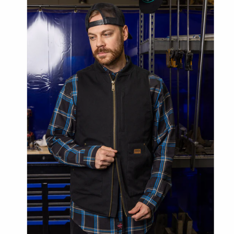 DIXXON DIXXON OUTLAW WORK VEST BLACK