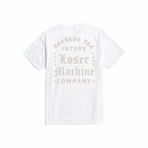 LOSER MACHINE Loser Machine REVOKE TEE WHITE