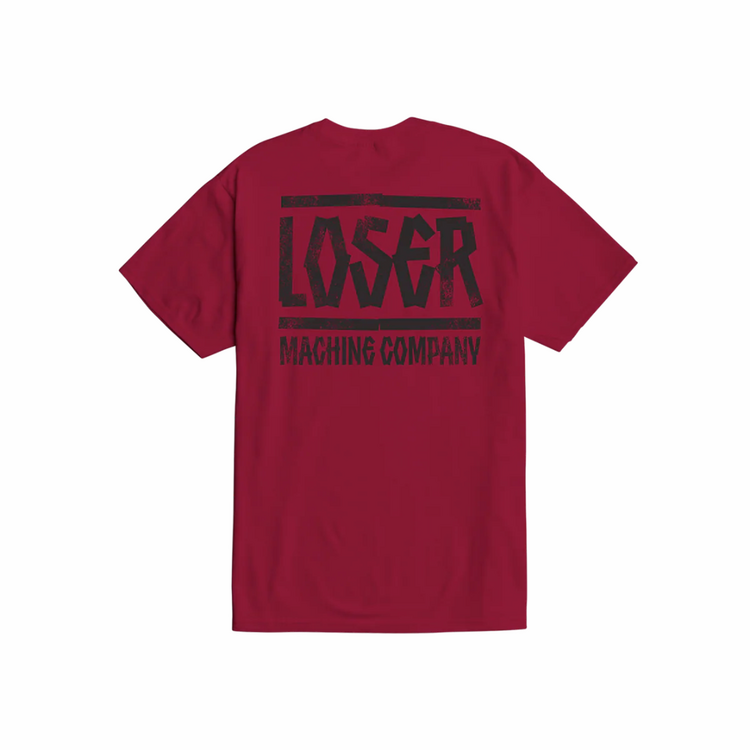 LOSER MACHINE Loser Machine INSIDE OUT TEE BURGUNDY