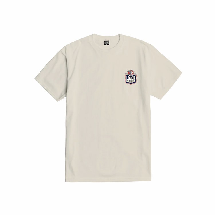 LOSER MACHINE Loser Machine WORK HARD TEE CREAM