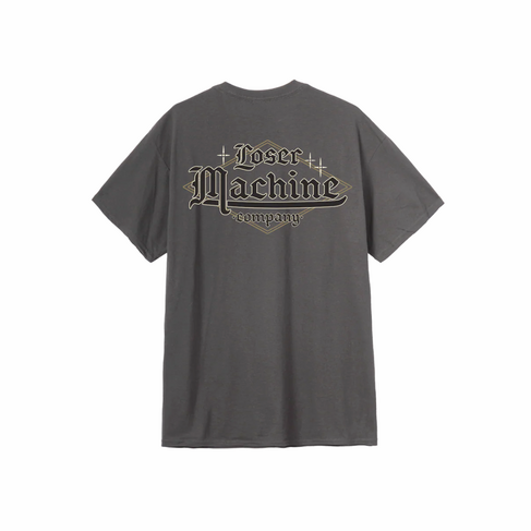 LOSER MACHINE Loser Machine UPPER CLASS POCKET TEE CHARCOAL