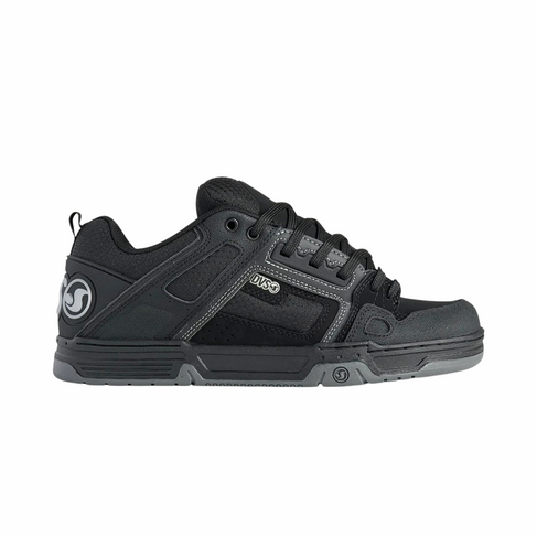 DVS DVS COMANCHE BLACK REFLECTIVE CHARCOAL LEATHER