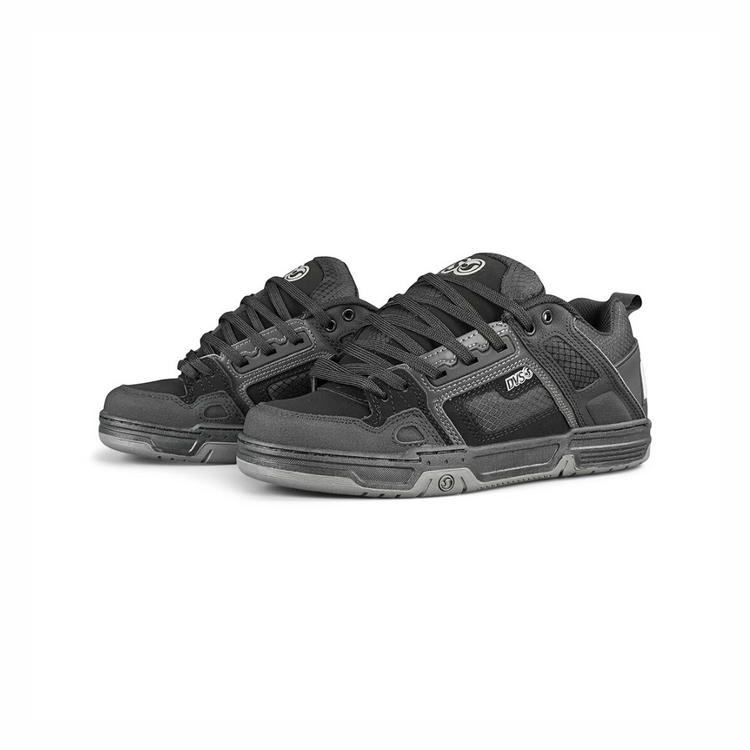 DVS DVS COMANCHE BLACK REFLECTIVE CHARCOAL LEATHER