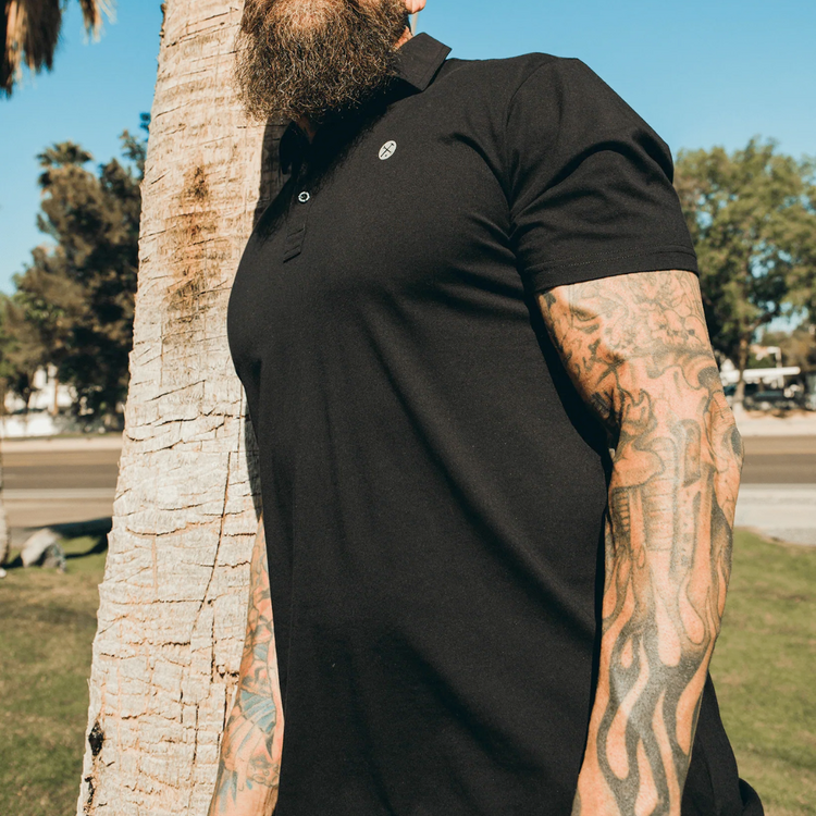 DIXXON DIXXON ATHLETIC PREMIUM POLO BLK