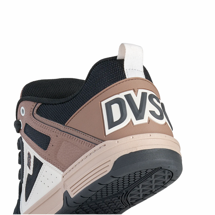 DVS DVS COMANCHE BLACK TAUPE BROWN SUEDE