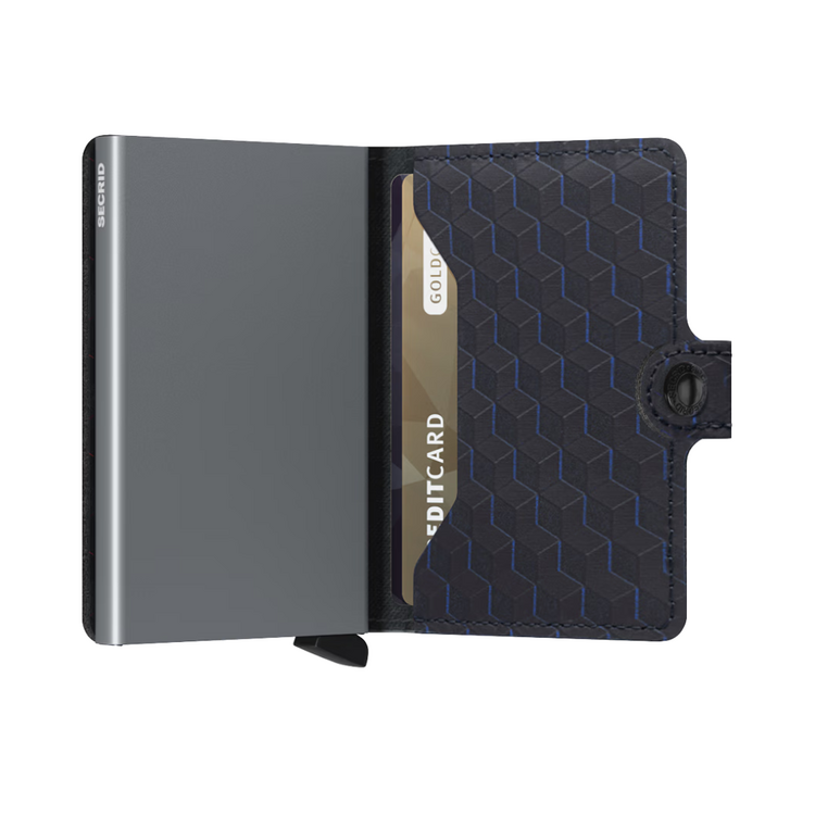Secrid SECRID MINI WALLET OPTICAL BLACK TITANIUM