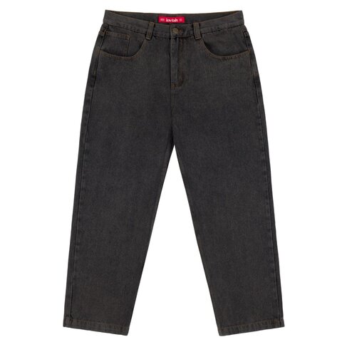 Loviah LOVIAH - OG BAGGY 5 POCKET DENIM PANTS - BLACK ACID WASH