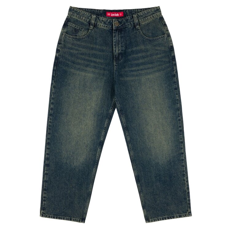 Loviah LOVIAH - 1990 BAGGY 5 POCKET DENIM PANTS - PINE ENZYME WASH