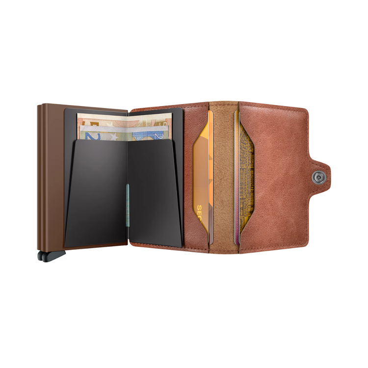 Secrid SECRID TWIN WALLET COGNAC BROWN