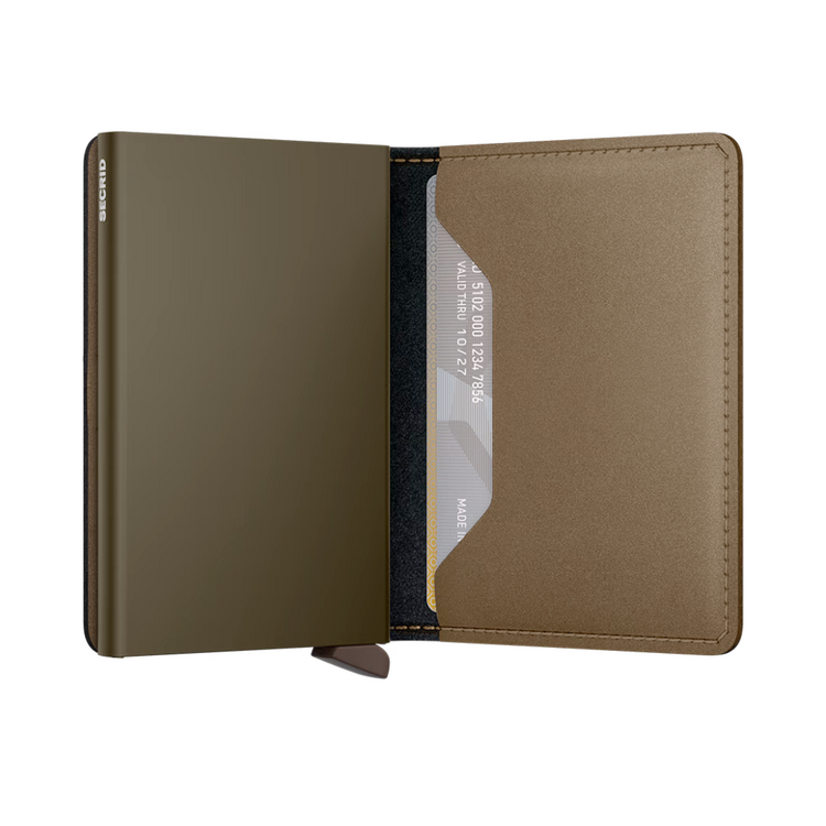 Secrid SECRID SLIM WALLET SATIN BRONZE