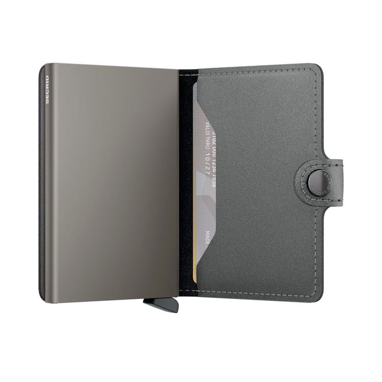 Secrid SECRID MINI WALLET SATIN STEEL