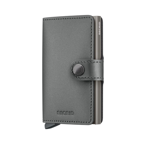 Secrid SECRID MINI WALLET SATIN STEEL