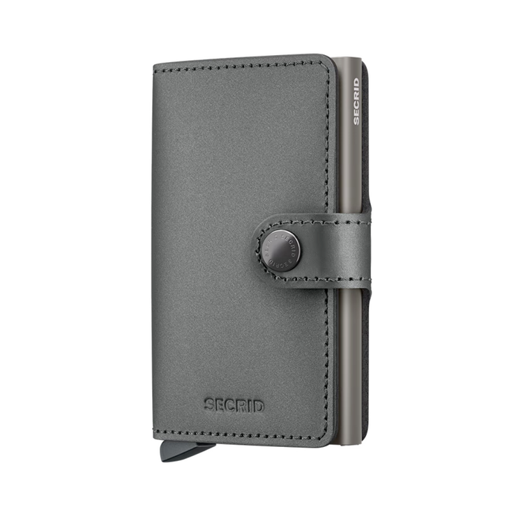 Secrid SECRID MINI WALLET SATIN STEEL