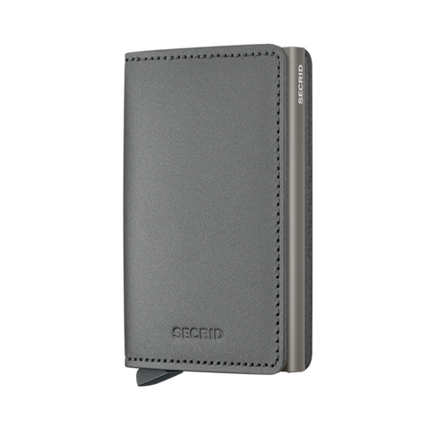 Secrid SECRID SLIM WALLET SATIN STEEL