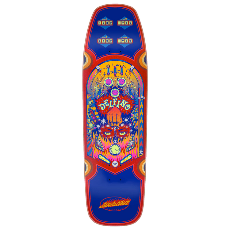 Santa Cruz SANTA CRUZ SHAPED DECK DELFINO PINBALL 9.14
