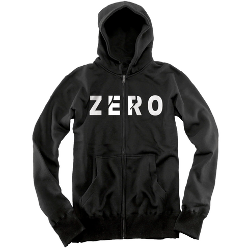 ZERO ZERO HOOD ARMY ZIP BLACK