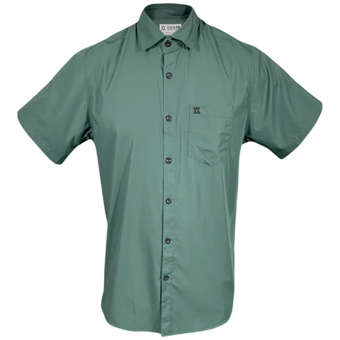 DIXXON DIXXON SOLID BAMBOO 2.0 DARK GREEN SHORT SLEEVE
