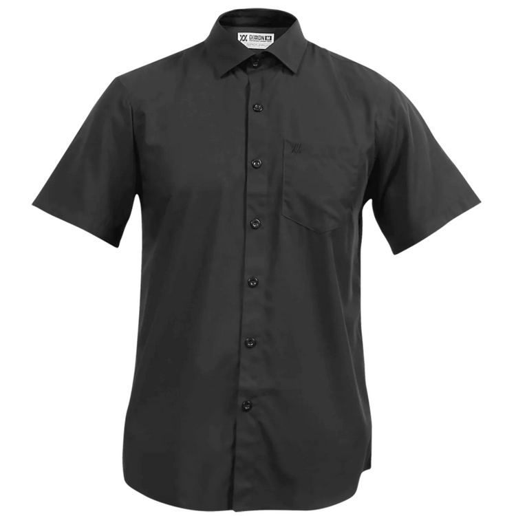 DIXXON DIXXON SOLID BAMBOO 2.0 BLACK SHORT SLEEVE