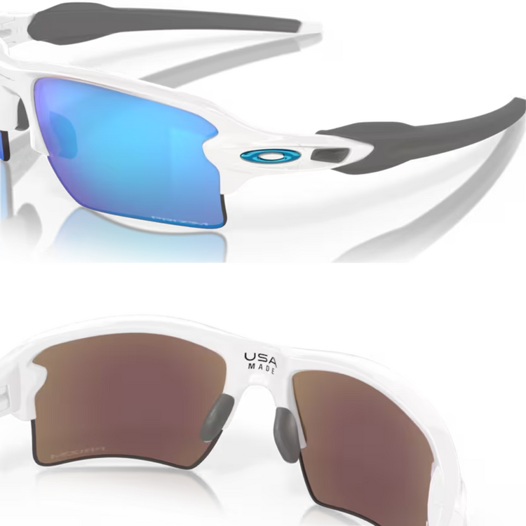 OAKLEY OAKLEY FLAK 2.0 XL POLISHED WHITE PRIZM SAPPHIRE
