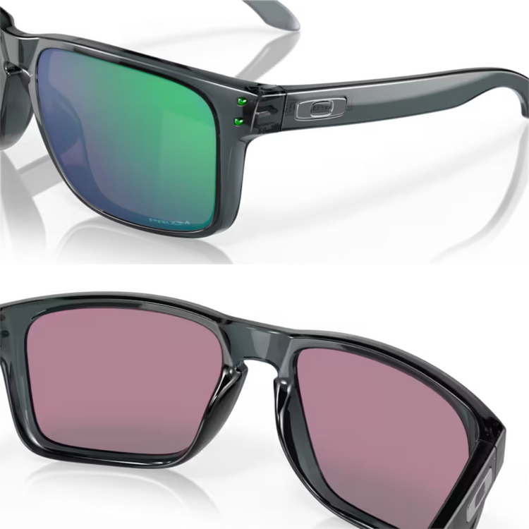 OAKLEY OAKLEY HOLBROOK XL CRYSTAL BLK W/ PRIZM JADE