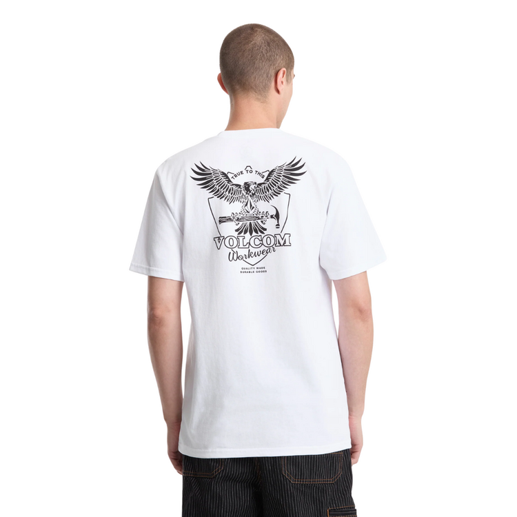 Volcom VOLCOM HAMMERED SPLIT SST WHITE