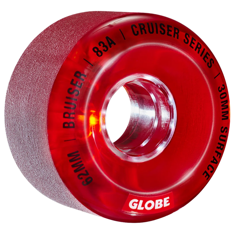 Globe GLOBE BRUISER CLEAR RED 62MM