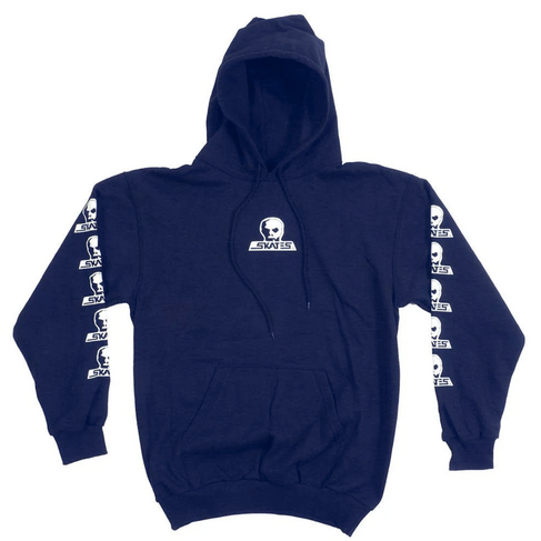 SKULL SKATES SKULL SKATES HOOD SKULL LOGO NAVY