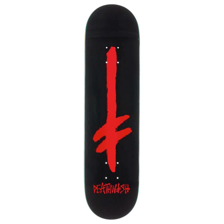 Deathwish DEATHWISH New Gang Logo Deck Black/Red 8.0