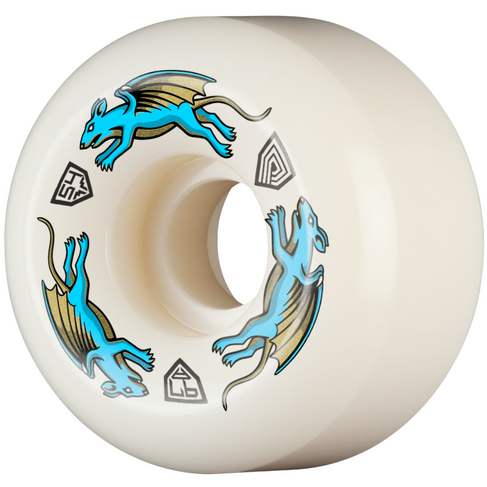 Powell Peralta POWELL PERALTA - DRAGON FORMULA NANO RAT WHEELS AV6 97A BLUE (54MM X 34MM)