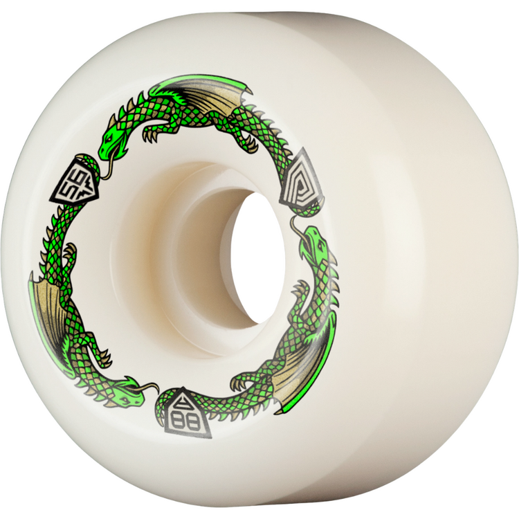 Powell Peralta POWELL PERALTA - DRAGON FORMULA WHEELS V6 88A GREEN (56MM X 36MM)