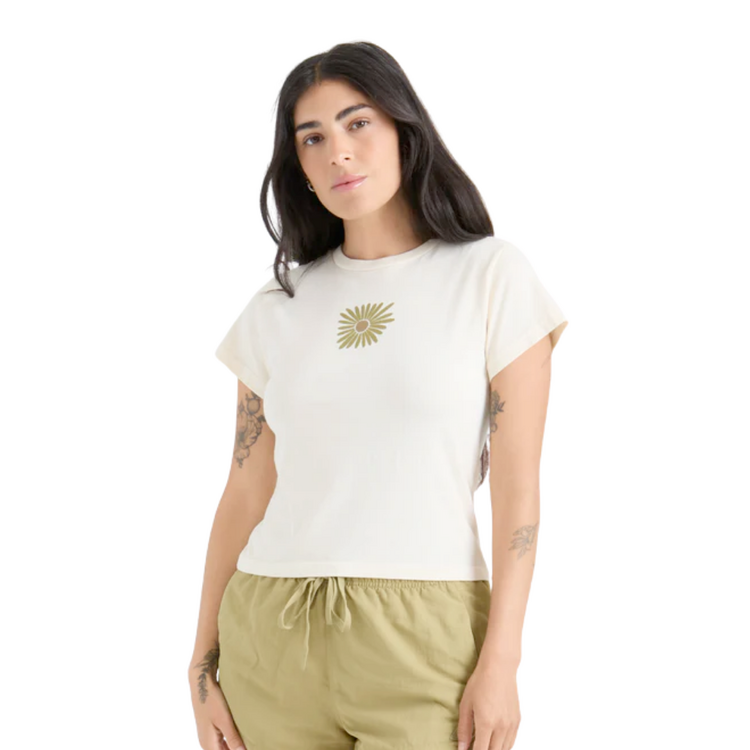 Roark Roark FLOWER MUSE TEE BONE