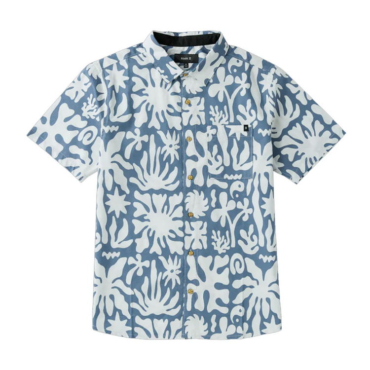 Roark Roark JOURNEY SS WOVEN NEPTUNE