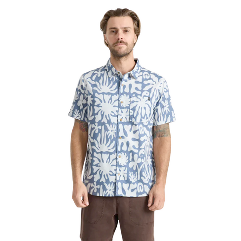 Roark Roark JOURNEY SS WOVEN NEPTUNE