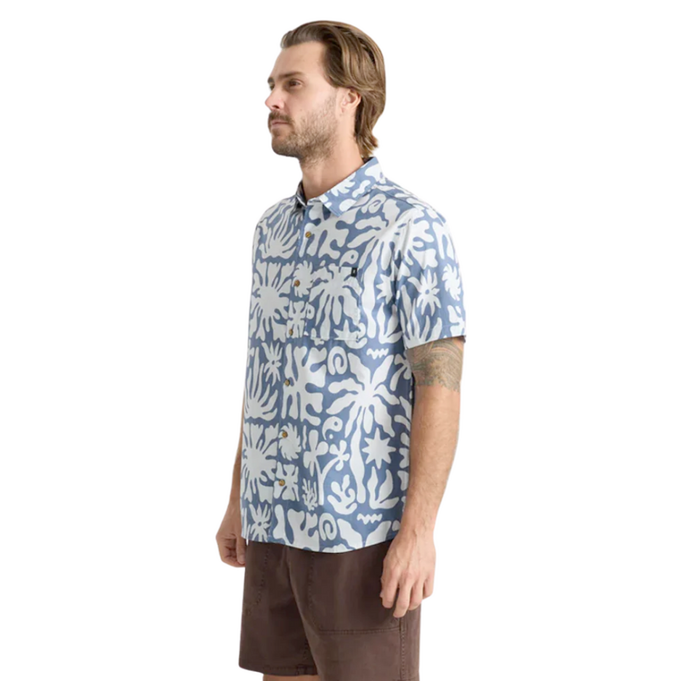 Roark Roark JOURNEY SS WOVEN NEPTUNE