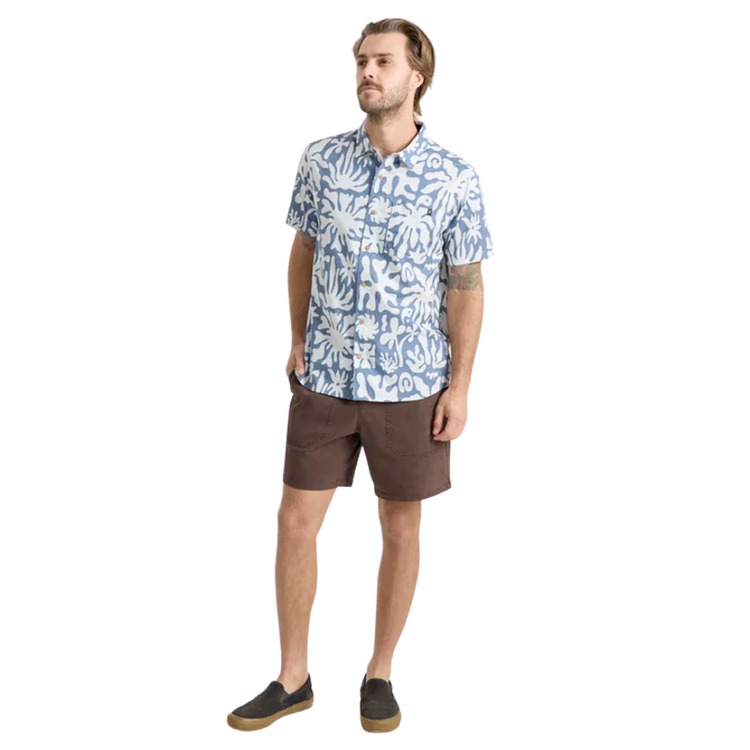 Roark Roark JOURNEY SS WOVEN NEPTUNE