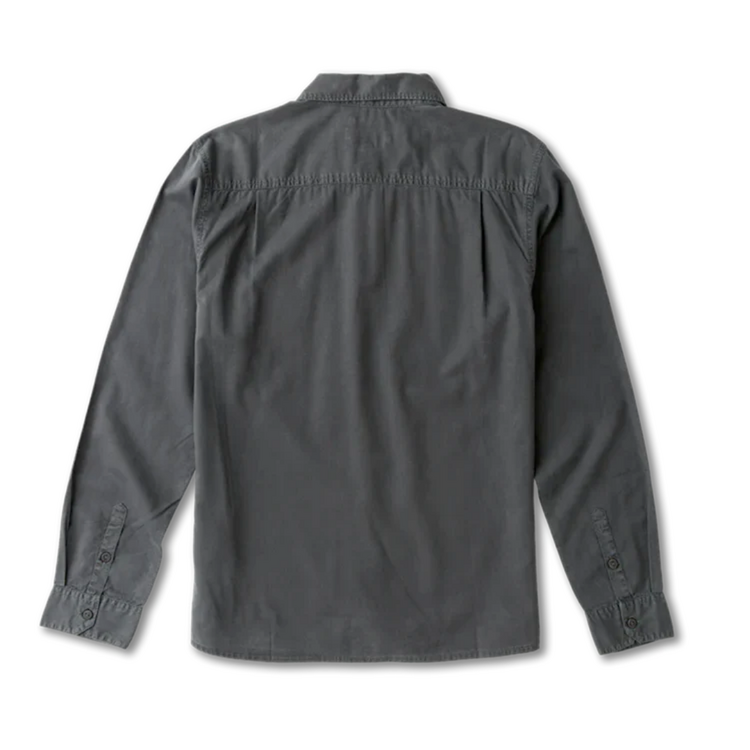 Roark Roark MADE TO FADE SS WOVEN WASHED CHARCOAL