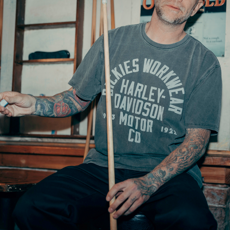 DICKIES DICKIES x HD VINTAGE WASH TEE BLACK