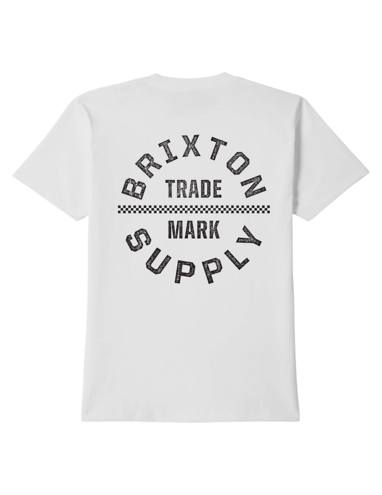 Brixton Brixton OATH V S/S STD WHITE/BLACK/CHECKERED