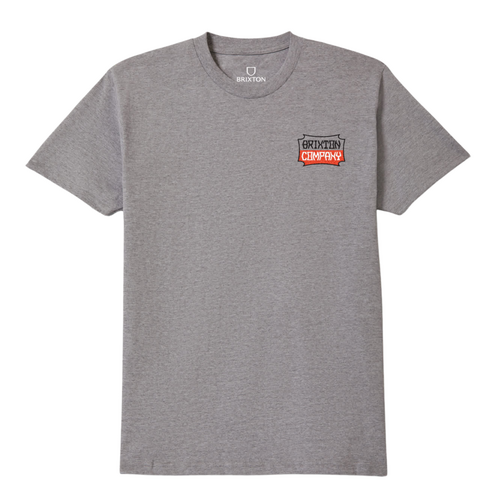 Brixton Brixton PILLAR S/S STD HEATHER GREY
