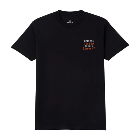 Brixton Brixton WHEATON S/S STT BLACK WORN WASH