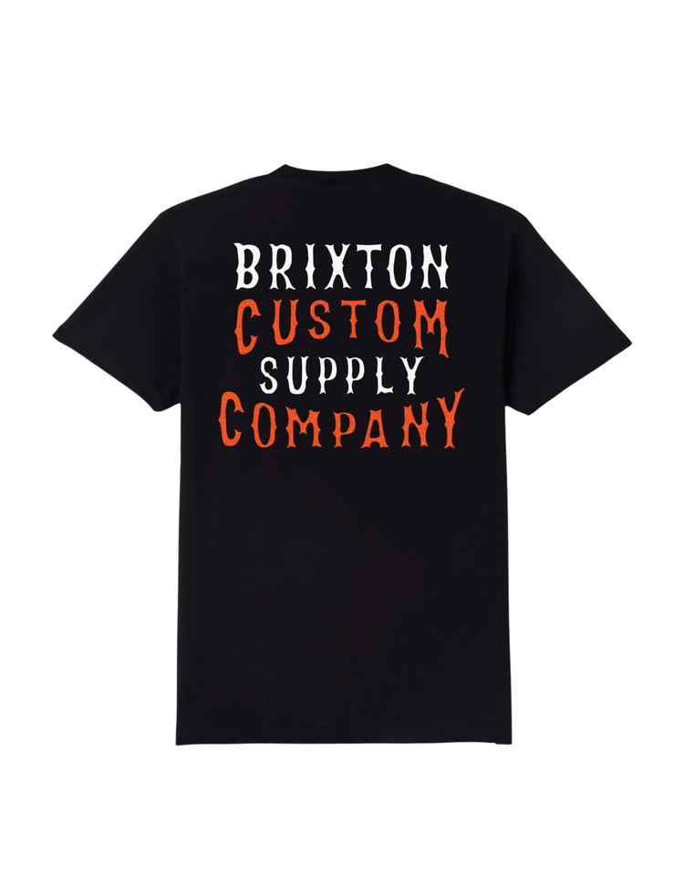 Brixton Brixton WHEATON S/S STT BLACK WORN WASH