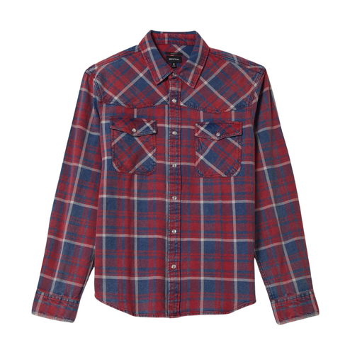 Brixton Brixton WAYLON LW OVERSHIRT DENIM PLAID